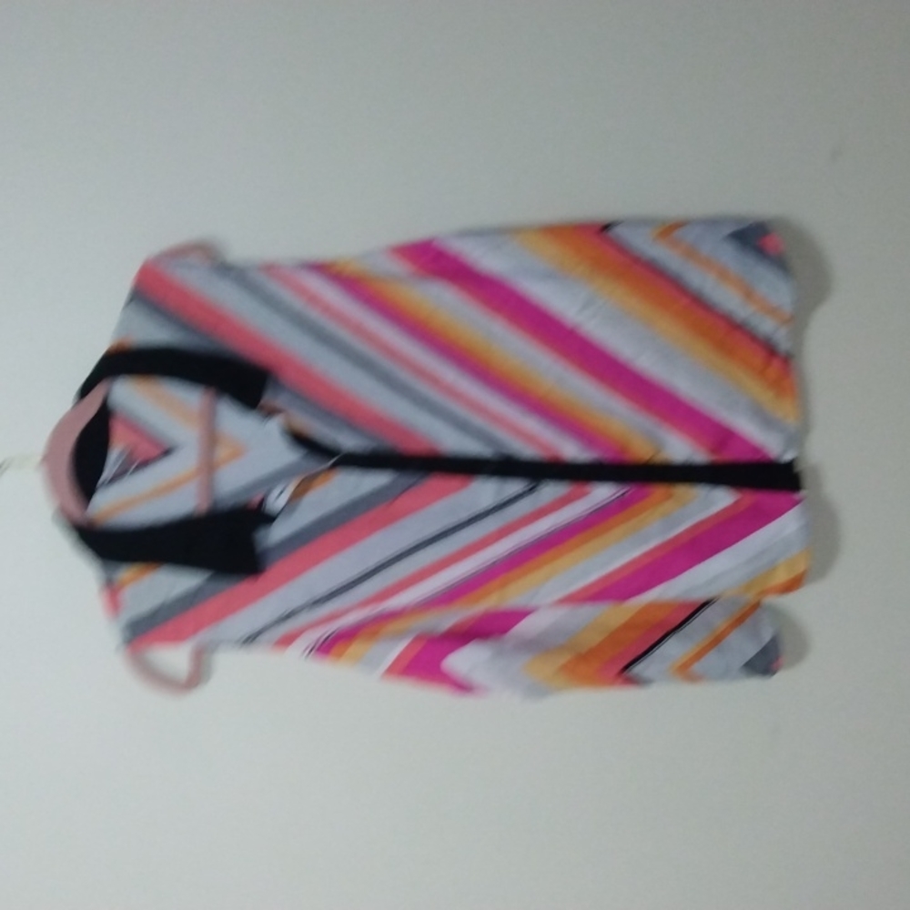 WORTHINGTON BLACK/MULTIPLE COLOR SHIRT NO SLEEVES SIZE 3X
